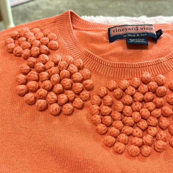 Vineyard Vines French Knot Crew Neck Cashmere Blend Sweater Size S - Picture 2 of 9